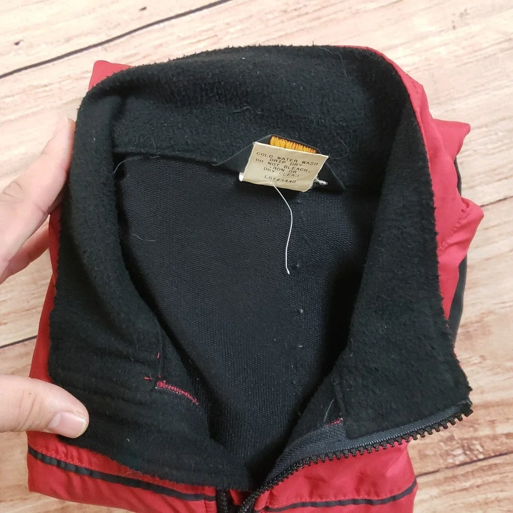 VINTAGE REI Jacket Mens Medium Red Black Outdoor Windbreaker‎ Hiking Adult M